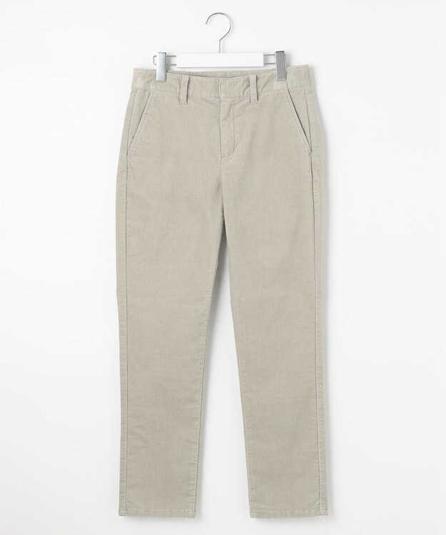 J.PRESS LADIES 【洗える】21ウェルストレッチコーデュロイ パンツ ライトグレー系
