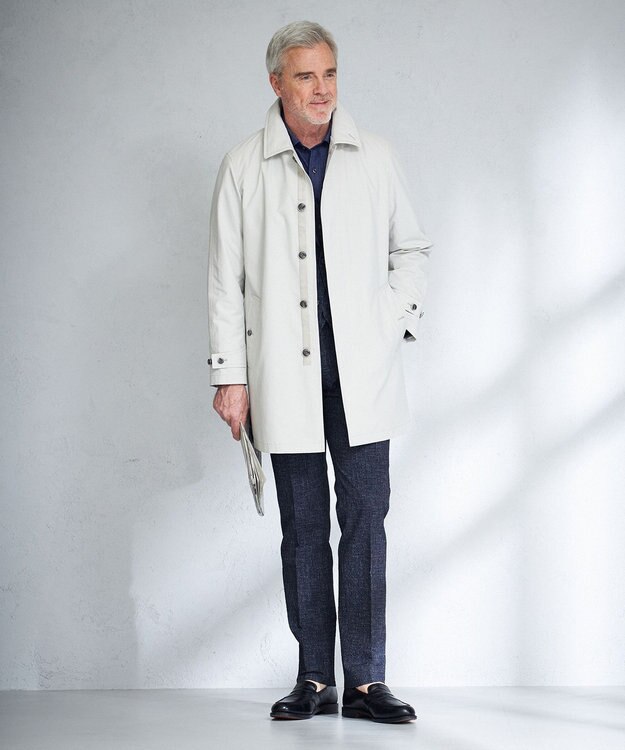 JOSEPH ABBOUD 【キングサイズ・JAPAN FABRIC・撥水加工】マルチシーン対応コート ライトグレー系