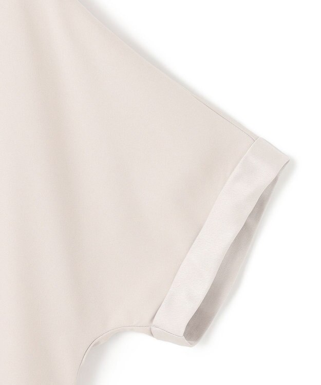 ICB 【UVケア・接触冷感・速乾・防シワ・洗える】 FluidBackSatin クロップドジャケット トープ系