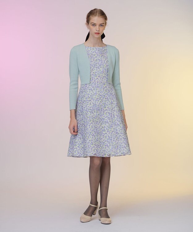 TOCCA 【洗える！】CASHEMERE ボレロ ライトグリーン系