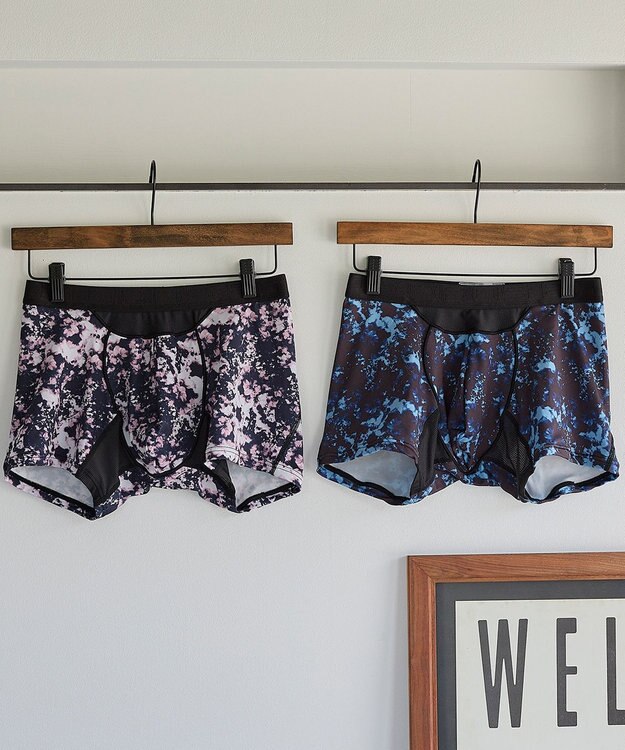 WACOAL MEN ボクサーパンツ 風が通ってムレ軽減。 ダブルエアスルータイプ 吸汗速乾 前閉じ GT3910 /ブロス バイ ワコールメン コン