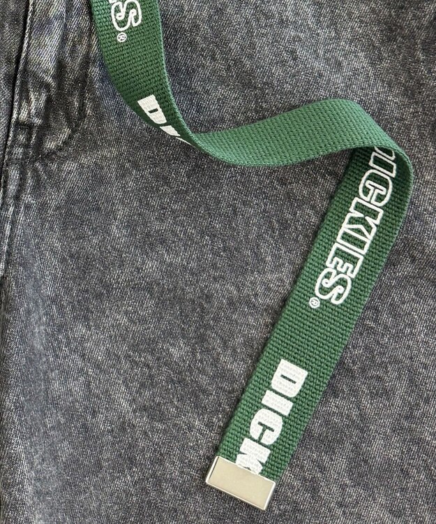 WEGO 【ユニセックス着用ITEM】Dickies　ロゴプリントベルト グリーン