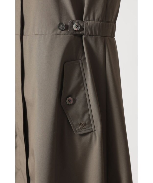 DAKS エレガントノースリーブドレス グリーン