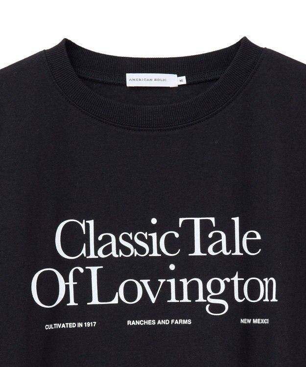 AMERICAN HOLIC ロゴノースリーブＴシャツ Black