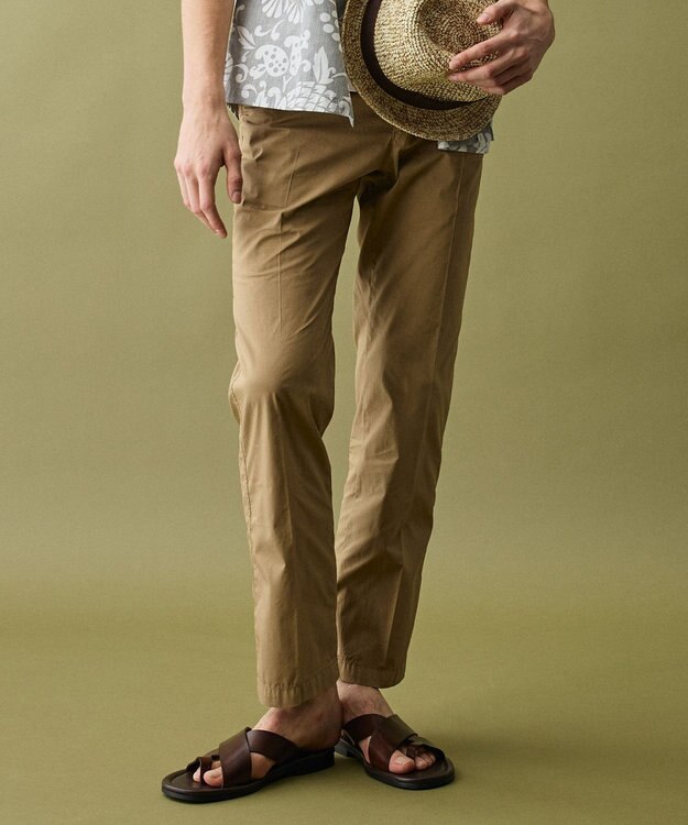 JOSEPH ABBOUD 【ウエストも伸びる!/JAPANファブリック】ヴィンテージコットン ストレッチ パンツ ベージュ系