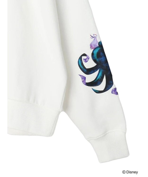 Green Parks Villains／袖アート裏毛プルオーバー Off White