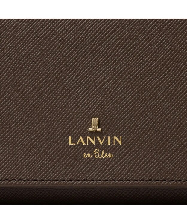 LANVIN en Bleu リュクサンブール かぶせ長財布 ノウチャ