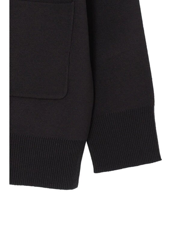 Green Parks ミドル丈モックネックカーディガン Dark Gray