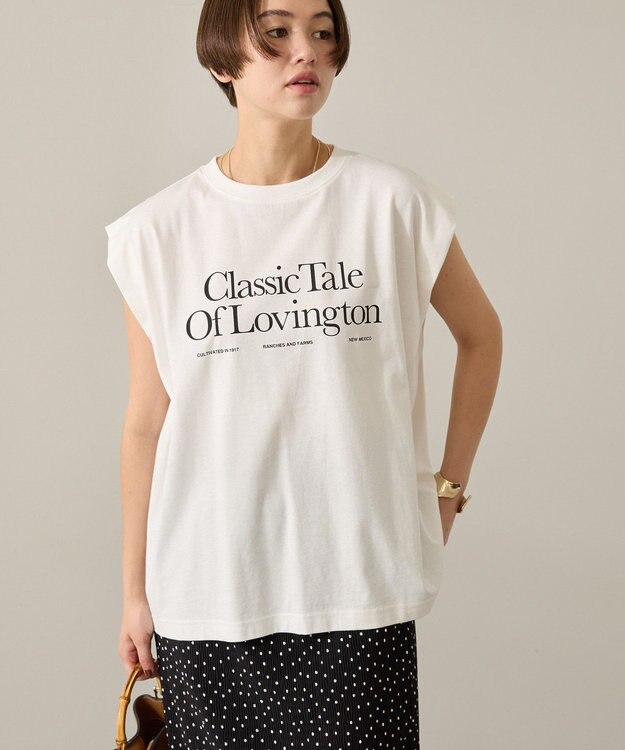 AMERICAN HOLIC ロゴノースリーブＴシャツ Off White