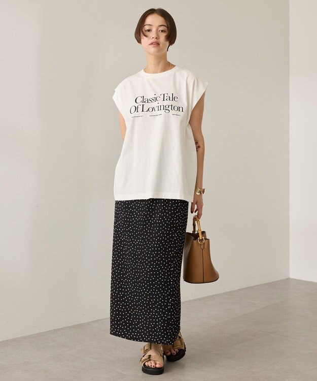 AMERICAN HOLIC ロゴノースリーブＴシャツ Off White