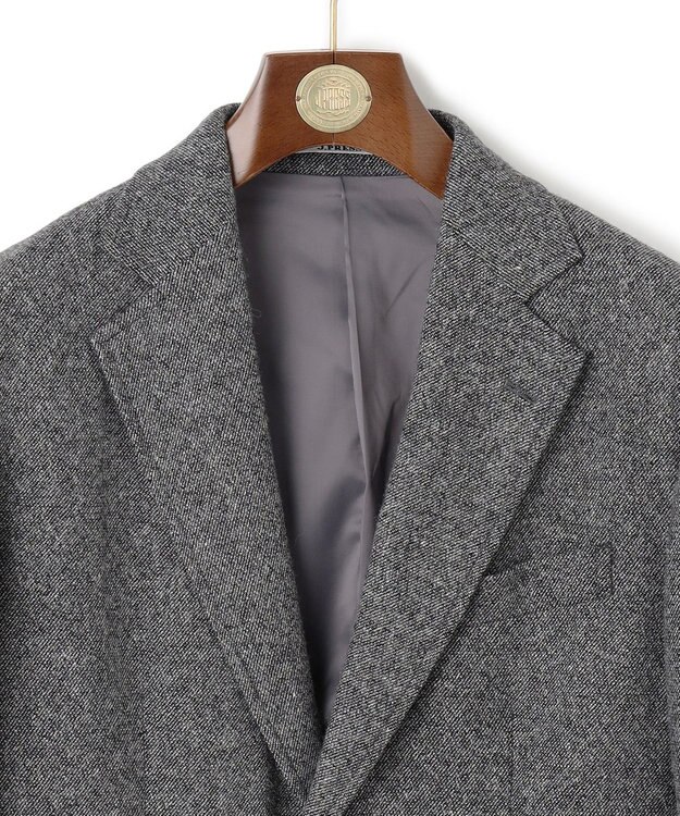 J.PRESS MEN 【WEB・一部店舗限定】カシミヤブレンド ストレッチツイル ジャケット / セットアップ可 ライトグレー系