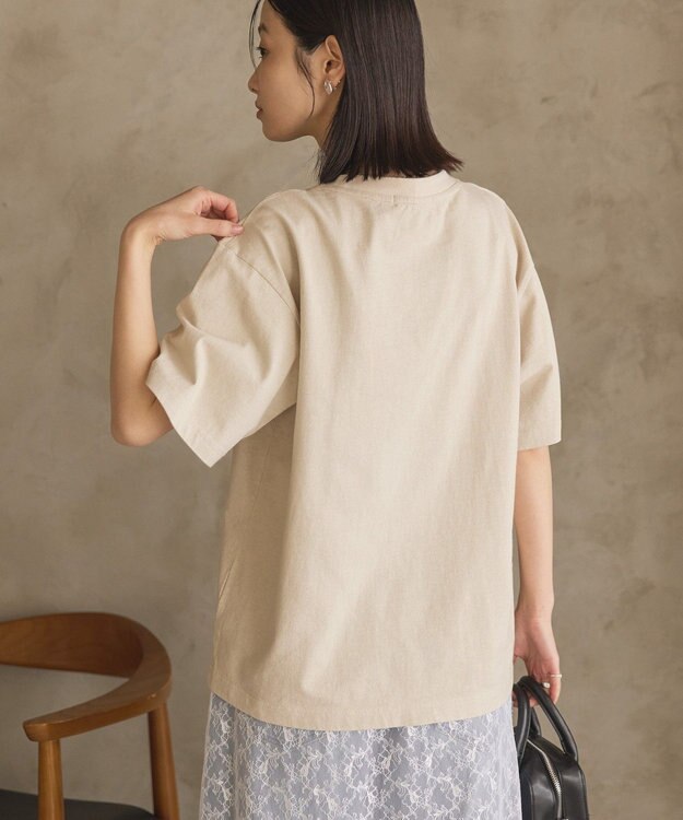 AMERICAN HOLIC ガーメントダイ加工無地Ｔシャツ Beige