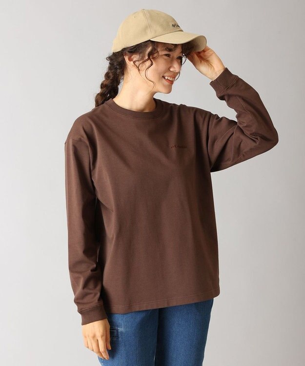 Columbia Columbia/ ロマビスタグラフィックロングスリーブTシャツ /コロンビア Tobacco