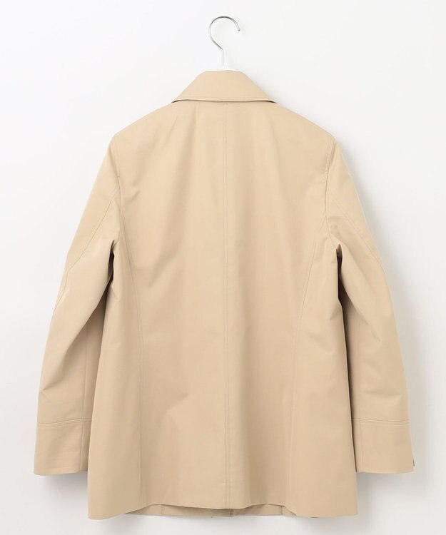 J.PRESS LADIES 【WEB限定カラーあり・撥水】80/2 T/C ツイル ステンカラー ショートコート ベージュ系