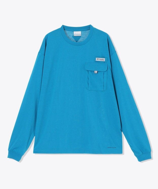 Columbia Columbia/ バーンノベルロングスリーブクルー /コロンビア Blue Echo