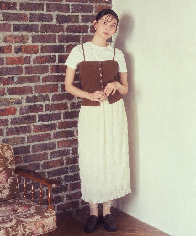 earth music&ecology ＯＲｉｅｎｔａｌ　ＴＲａｆｆｉｃ　厚底ローファー Brown