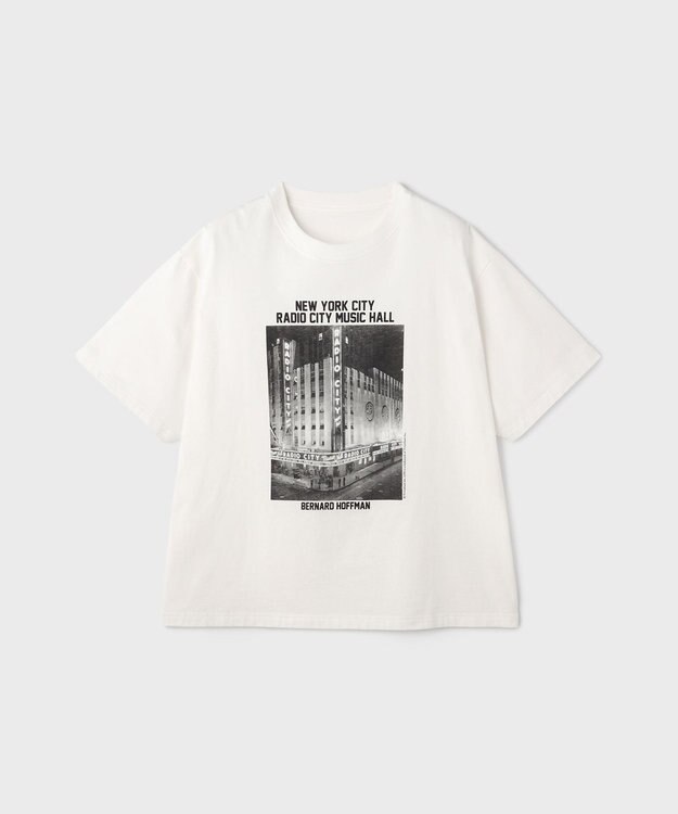 GRACE CONTINENTAL LIFEphotoTシャツ ホワイト