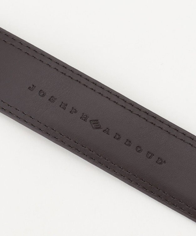 JOSEPH ABBOUD 【サスティナブル/日本製】ハイエンドレザー ベルト ダークブラウン系