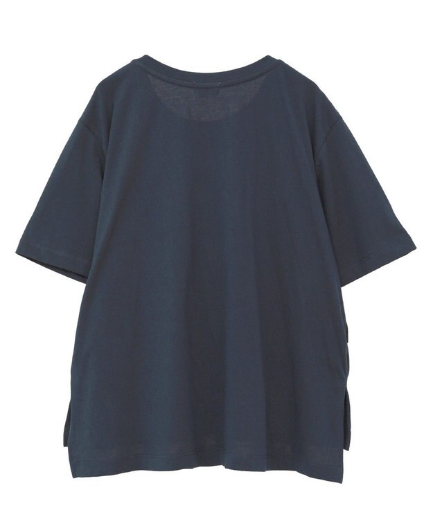 YECCA VECCA ビスチェレイヤード風デザインTee Navy