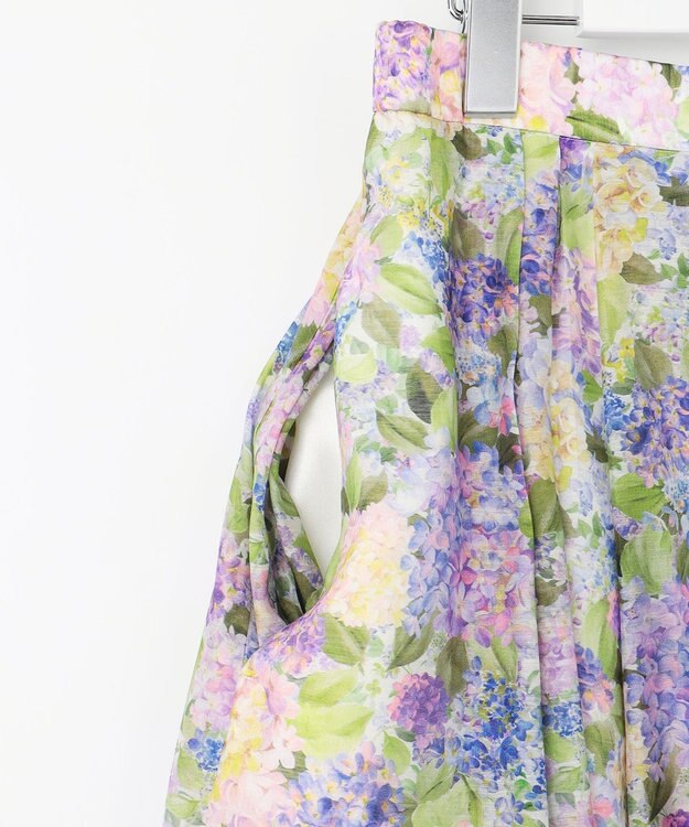 自由区 【カトリエムブーケ】Hortensia フラワースカート ライラック