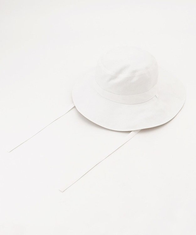 ICB リバーシブルハット ホワイト×ベージュ系