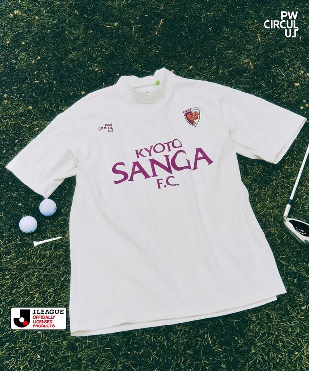 PW CIRCULUS 【UNISEX】J.LEAGUE モックネック J1所属の20クラブコラボ ゴルフ 京都サンガ