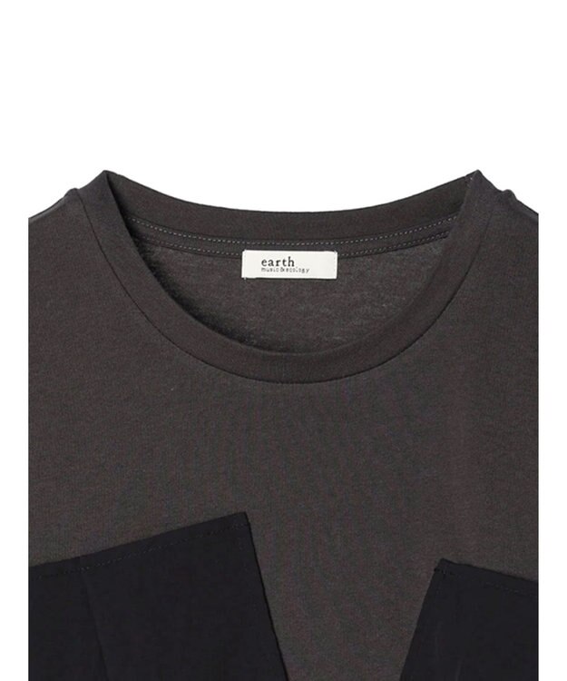 earth music&ecology ビスチェドッキングプルオーバー Black