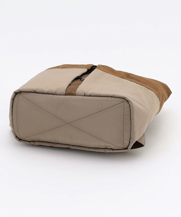 Y'SACCS ドローストリング コンビカラーリュックサック チョコ