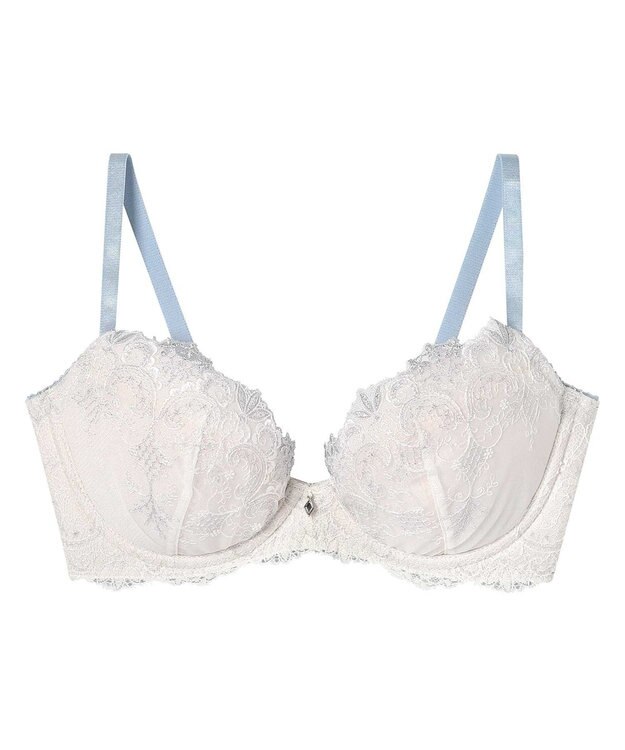 AMPHI ブラジャー パーソナル設計 脇高 背中スムージング A～Gカップまで対応 大きいサイズ 【stylist 4U スタイリストフォーユー】 ブラ BOG313 アンフィ／ワコール ホワイト