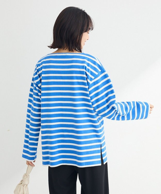 Green Parks ボーダーチュニック Blue