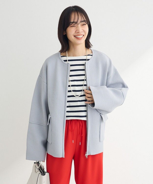 Green Parks ボーダーチュニック Dark Navy