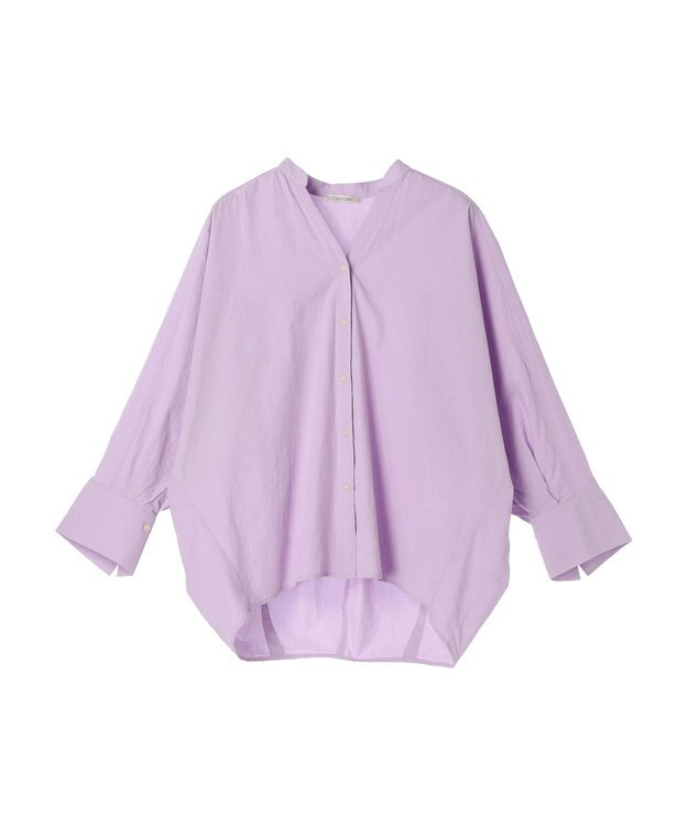 CRAFT STANDARD BOUTIQUE コクーンドルマンシャツチュニック Lavender