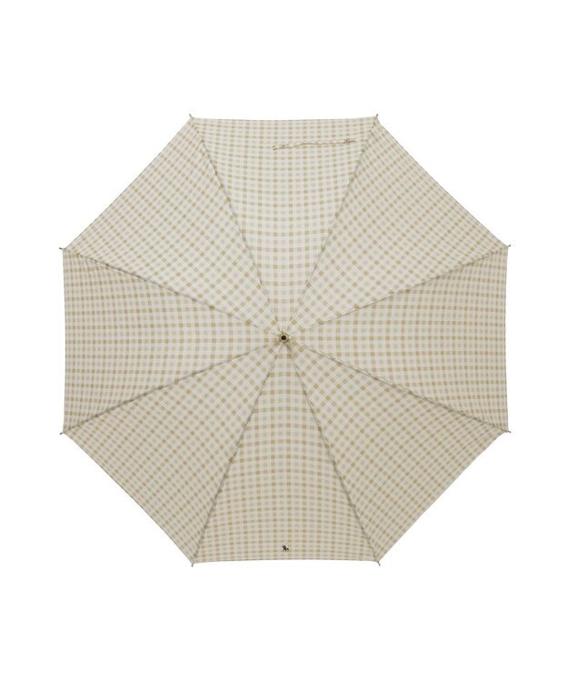 MOONBAT 【ジャンプ傘】POLO RALPH LAUREN （ポロ ラルフローレン） 長傘 ギンガムチェック ベージュ