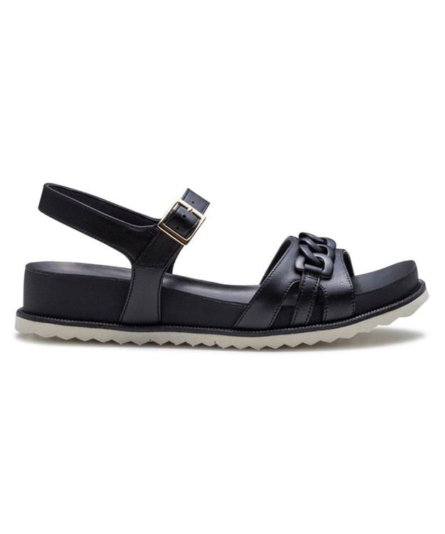 REGAL FOOT COMMUNITY 【リーガルレディース】F45R フットベッドサンダル サンダル ブラック