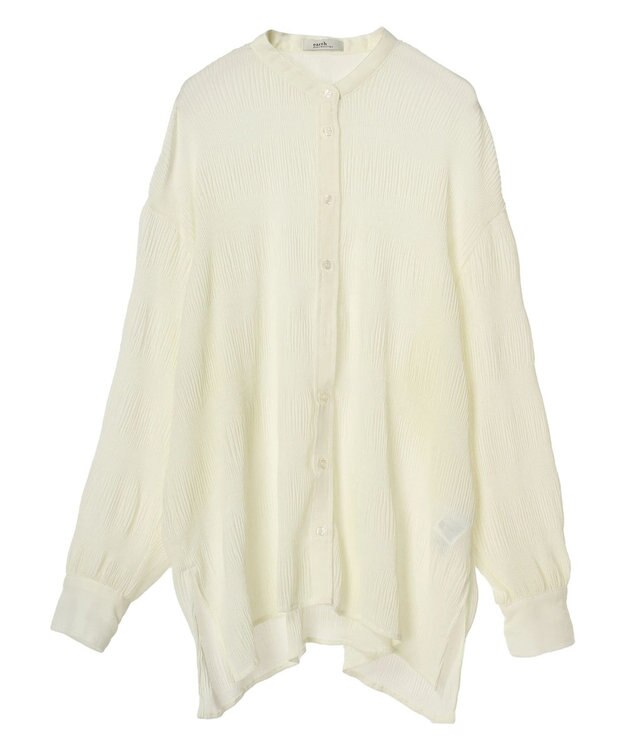 earth music&ecology クシュクシュシアーシャツ Off White