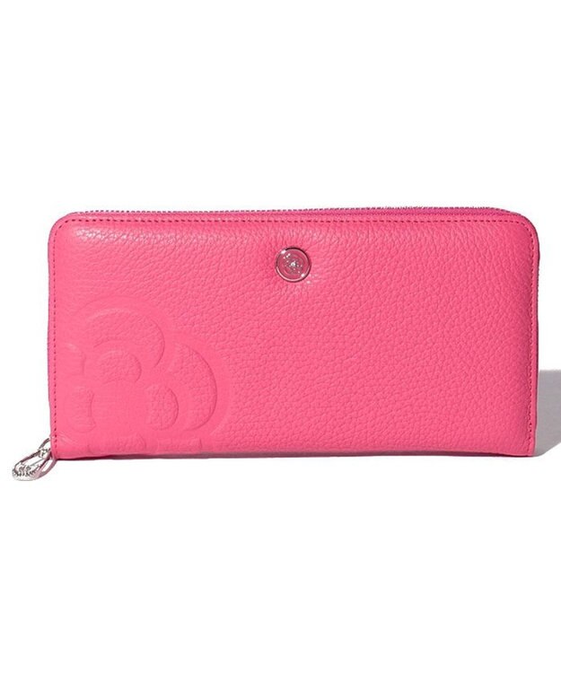 CLATHAS ラデュレII ラウンドファスナー長財布 ピンク