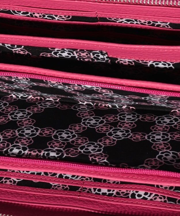 CLATHAS ラデュレII ラウンドファスナー長財布 ピンク