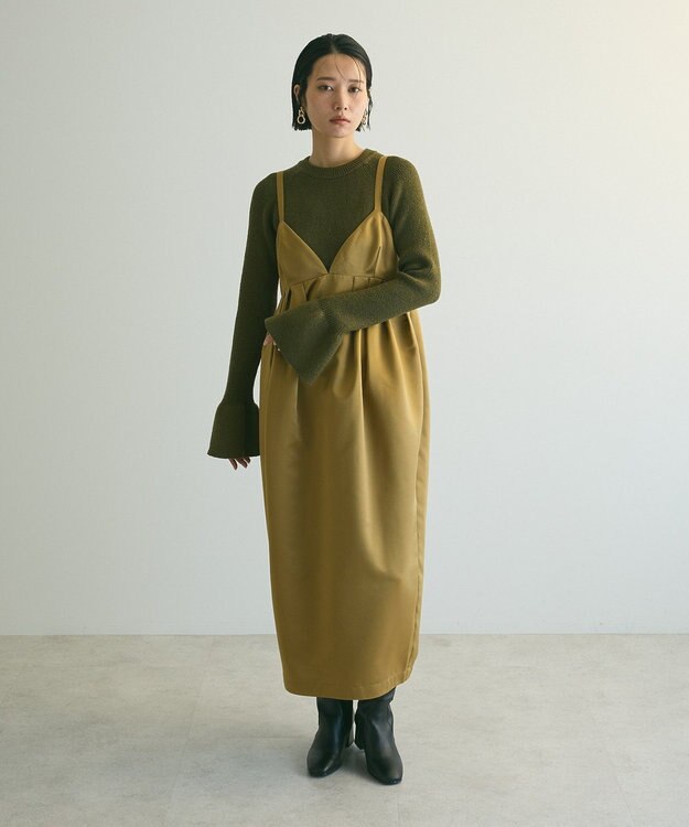 Green Parks ａ．ビスチェワンピース Beige