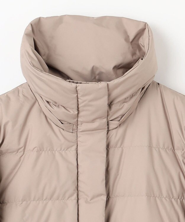 ANY 【洗濯機可/フード取り外し可能/撥水】楽映えリッチロング丈ダウン モカ