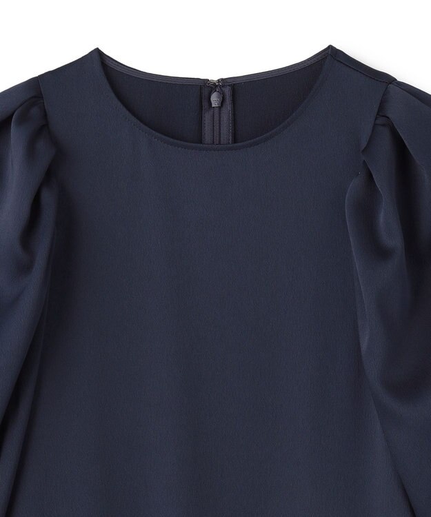 BEIGE， MABILLON / マトンスリーブドレス Navy