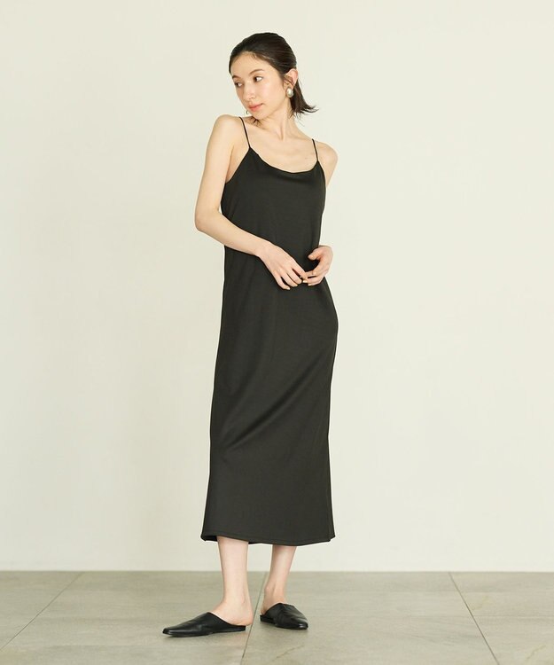 #Newans インナーキャミソールワンピース ブラック