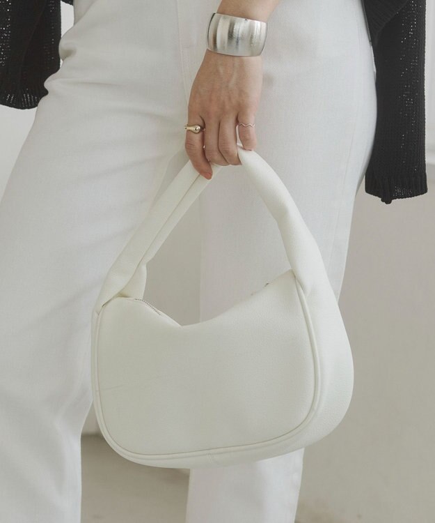 WEGO 【ANGIE VINTAGE】ハーフムーンBAG オフホワイト