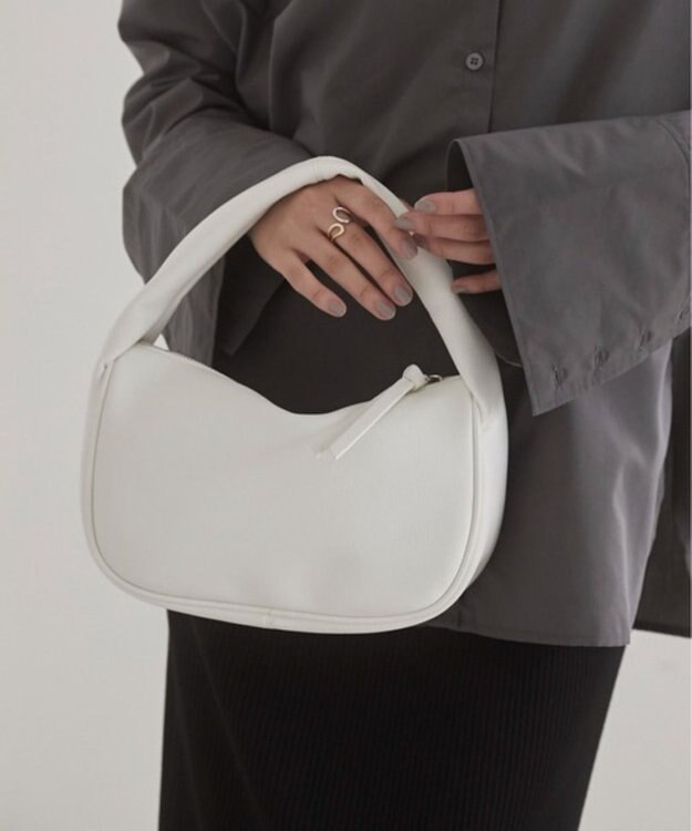 WEGO 【ANGIE VINTAGE】ハーフムーンBAG オフホワイト