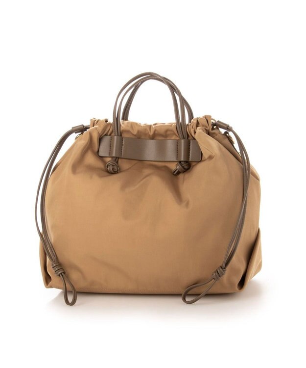 UNBILLION kakatoo ナイロンドローストリング3wayトートバッグ ベーブラウン