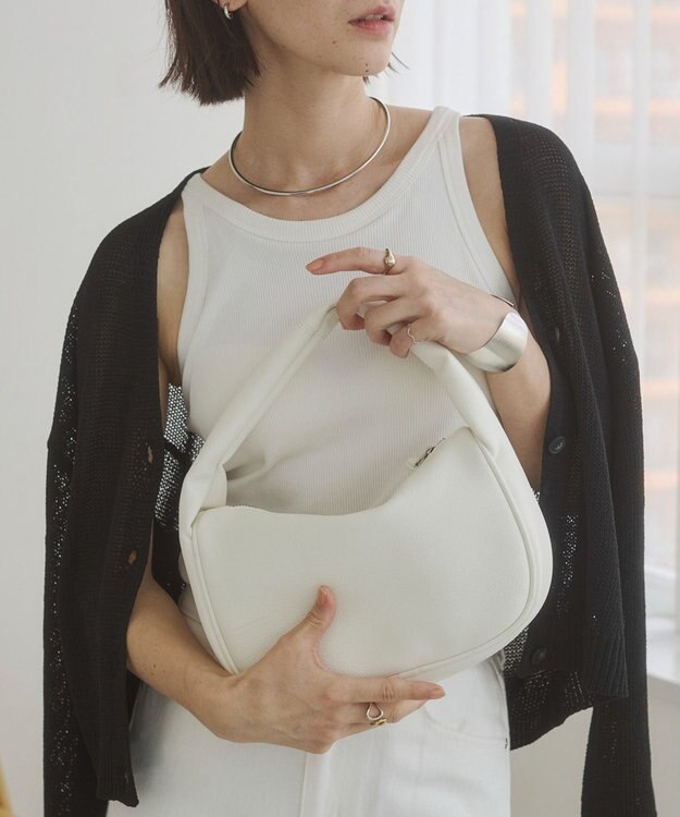 WEGO 【ANGIE VINTAGE】ハーフムーンBAG オフホワイト
