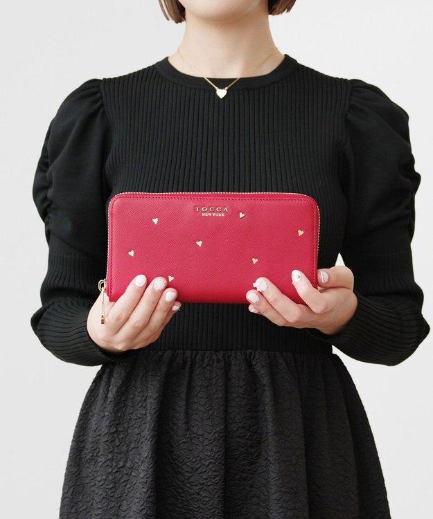 TOCCA LUCKY SHOWER LONGWALLET 長財布 レッド系