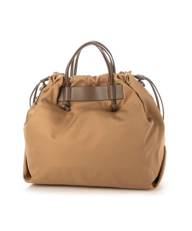 UNBILLION kakatoo ナイロンドローストリング3wayトートバッグ ベーブラウン