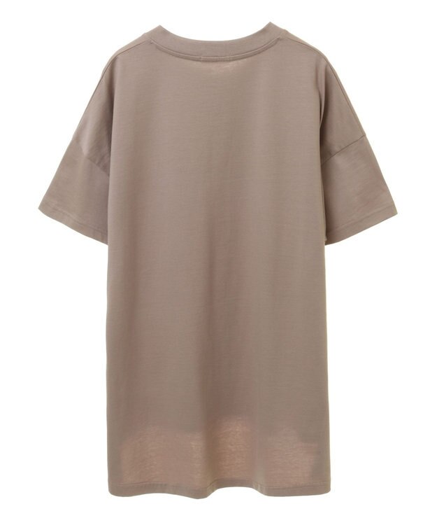 CRAFT STANDARD BOUTIQUE リメイクロゴ半袖Tee Pink Beige