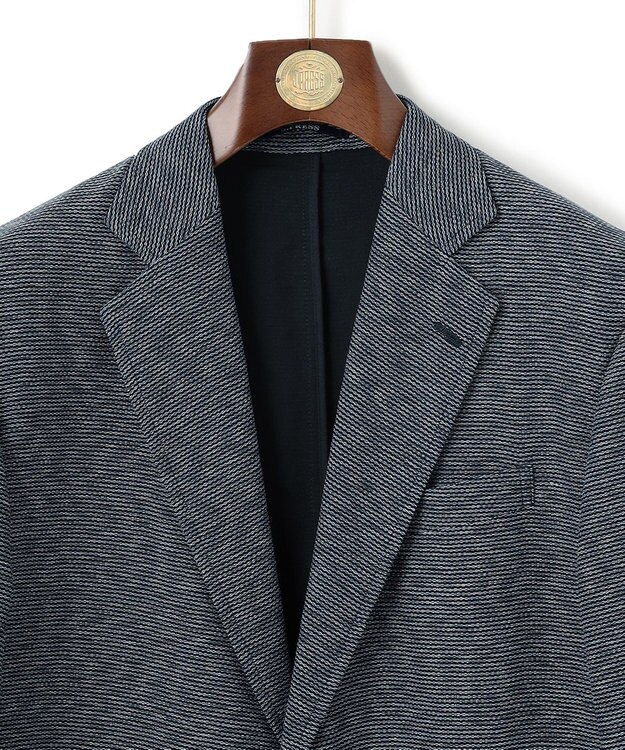 J.PRESS MEN 【NEW STAGE】KASURI DYEING シャツジャケット ネイビー系