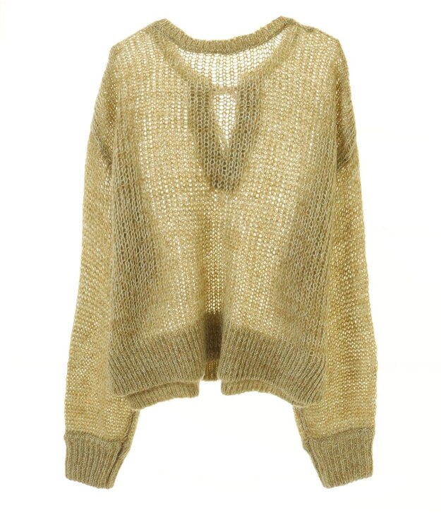 Green Parks ２Ｗａｙ起毛メッシュニットプルオーバー Green